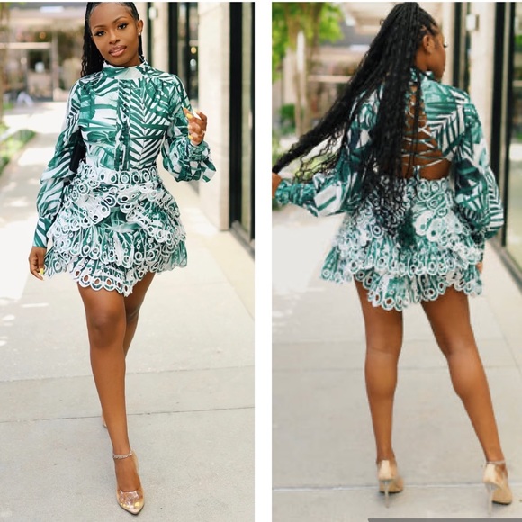 The Minka Collection Pants - The Minka Collection Feeling Tropical Lace Up Romper XL